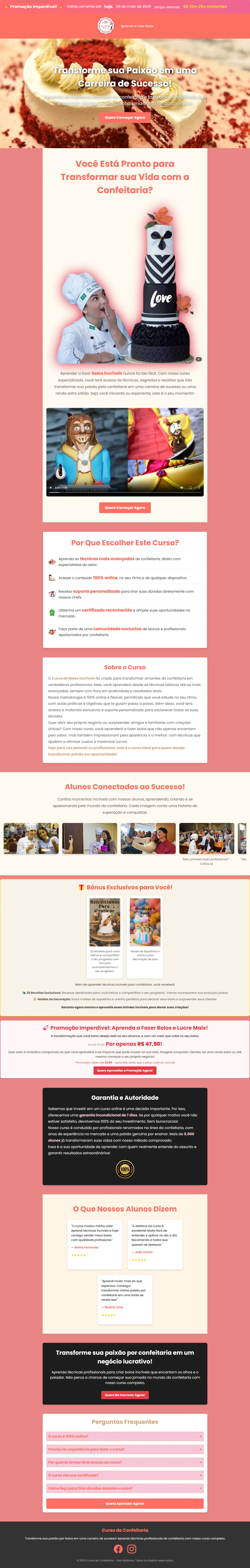 landing page para infoprodutos