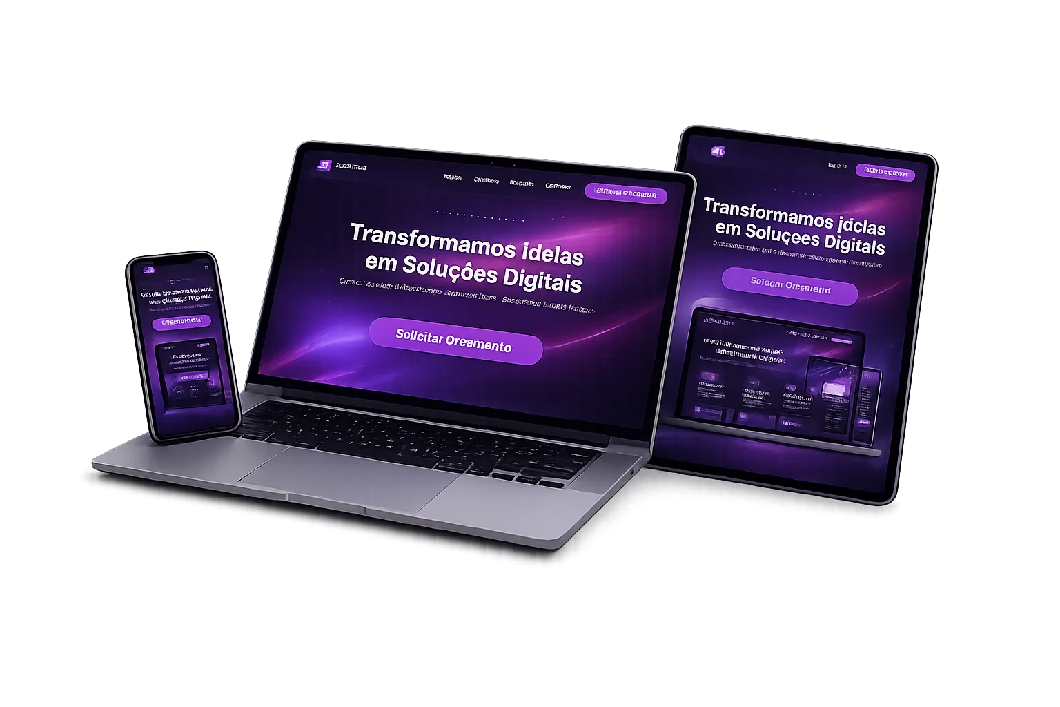 mockup de sites